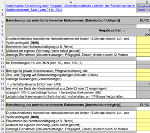 Unterhaltsrechner